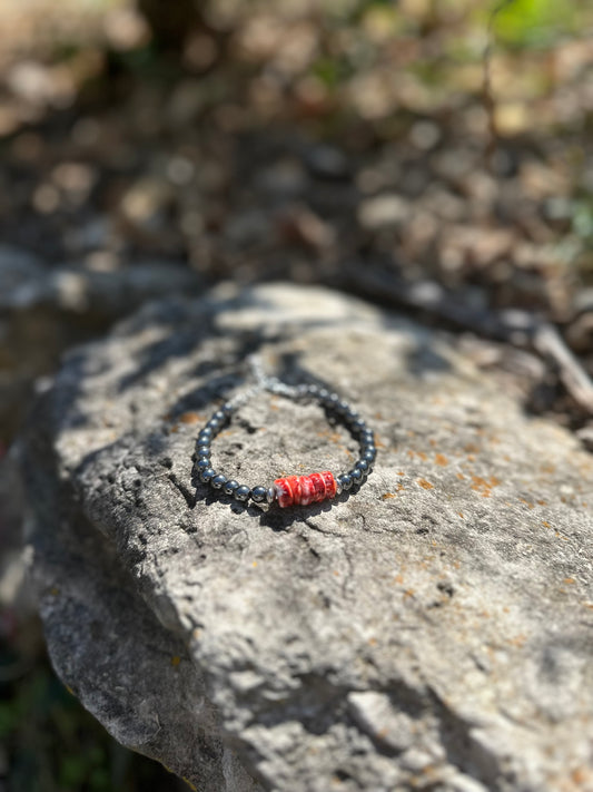 Crimson Horizon Bracelet
