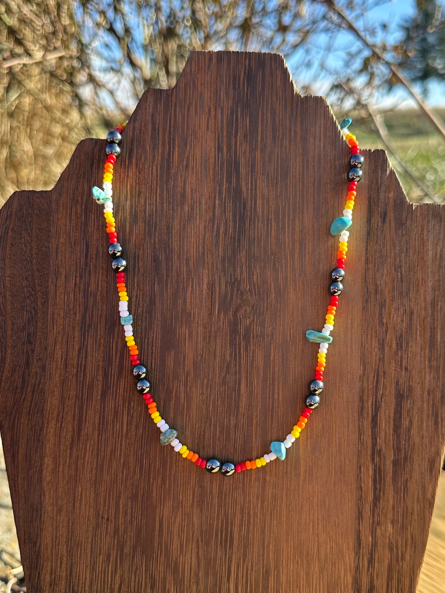 Sunset Mesa Beaded Necklace