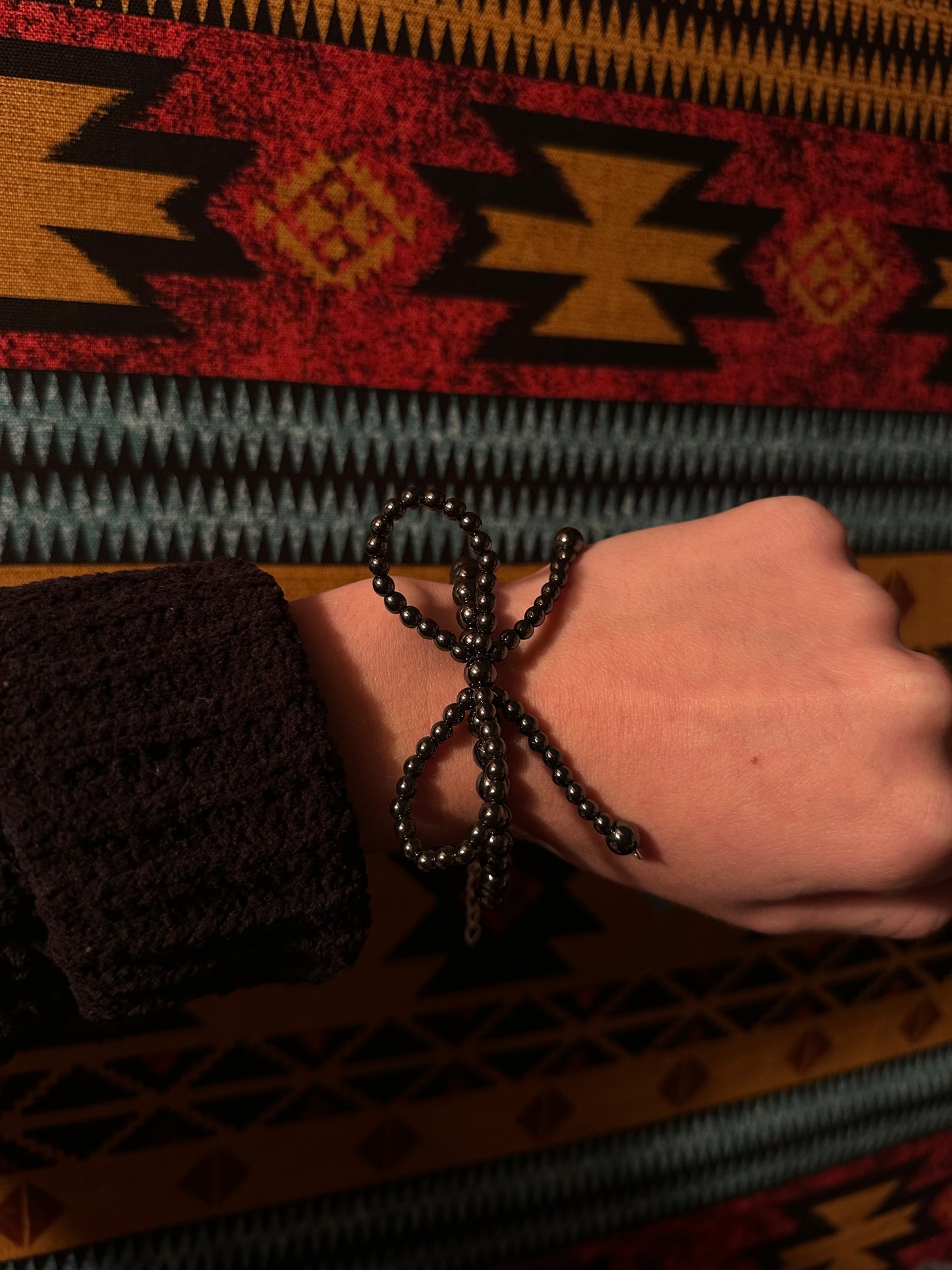 Midnight Bow Bracelet