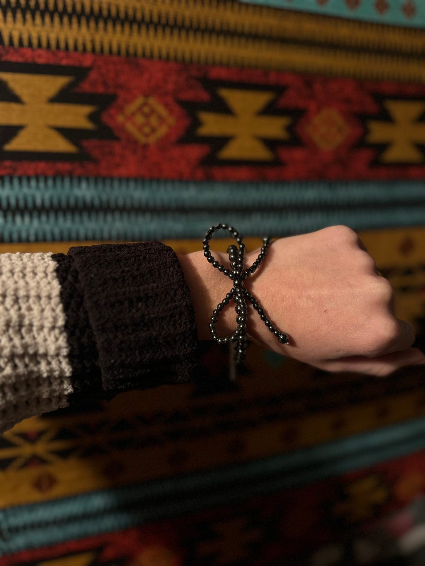 Midnight Bow Bracelet