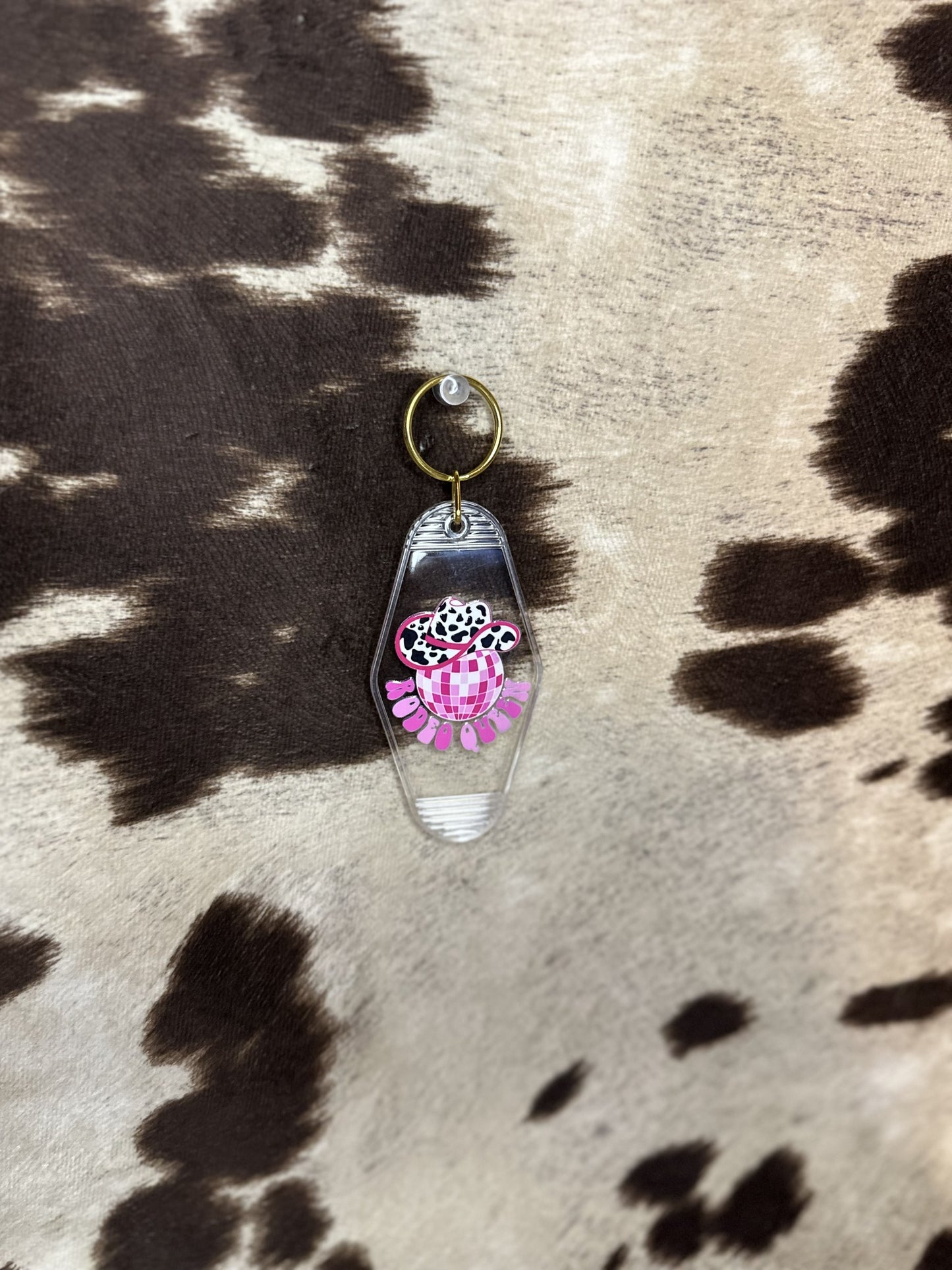 Rodeo Queen Motel Keychain